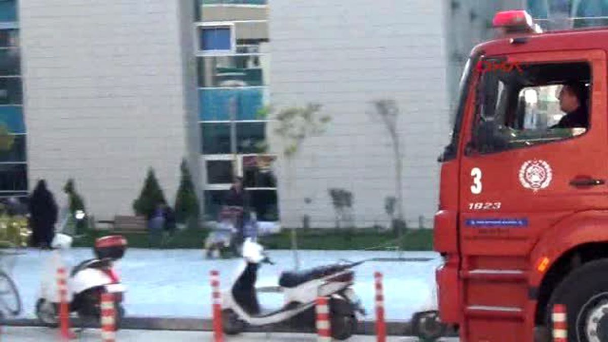 İnegöl Devlet Hastanesi\'nde Gerçeği Aratmayan Yangın Tatbikatı