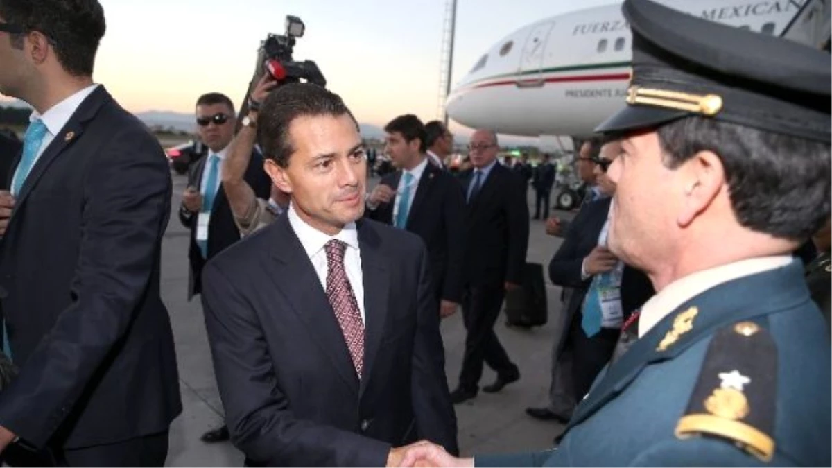 Meksika Cumhurbaşkanı Enrıque Pena Nieto G20 İçin Antalya\'da