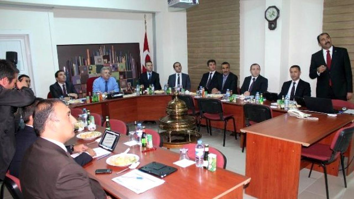 Vali Süleyman Kahraman\'a Milli Eğitim Brifingi Verildi