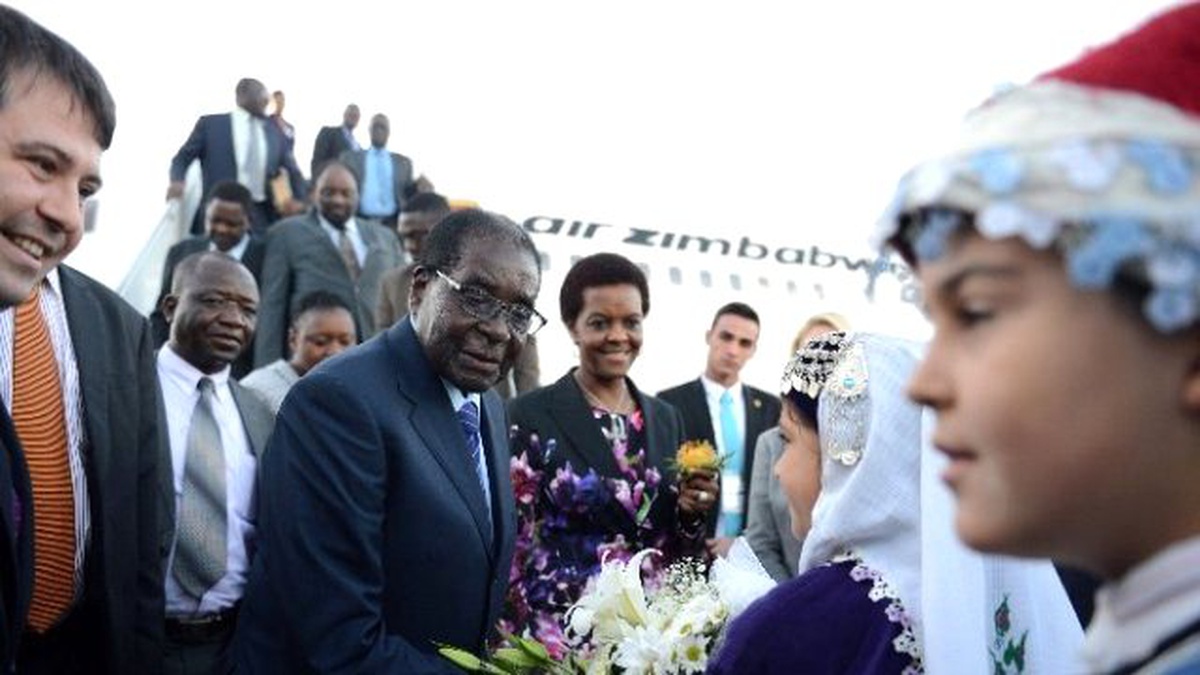 Zimbabwe Cumhurbaşkanı Robert Mugabe Türkiye\'de