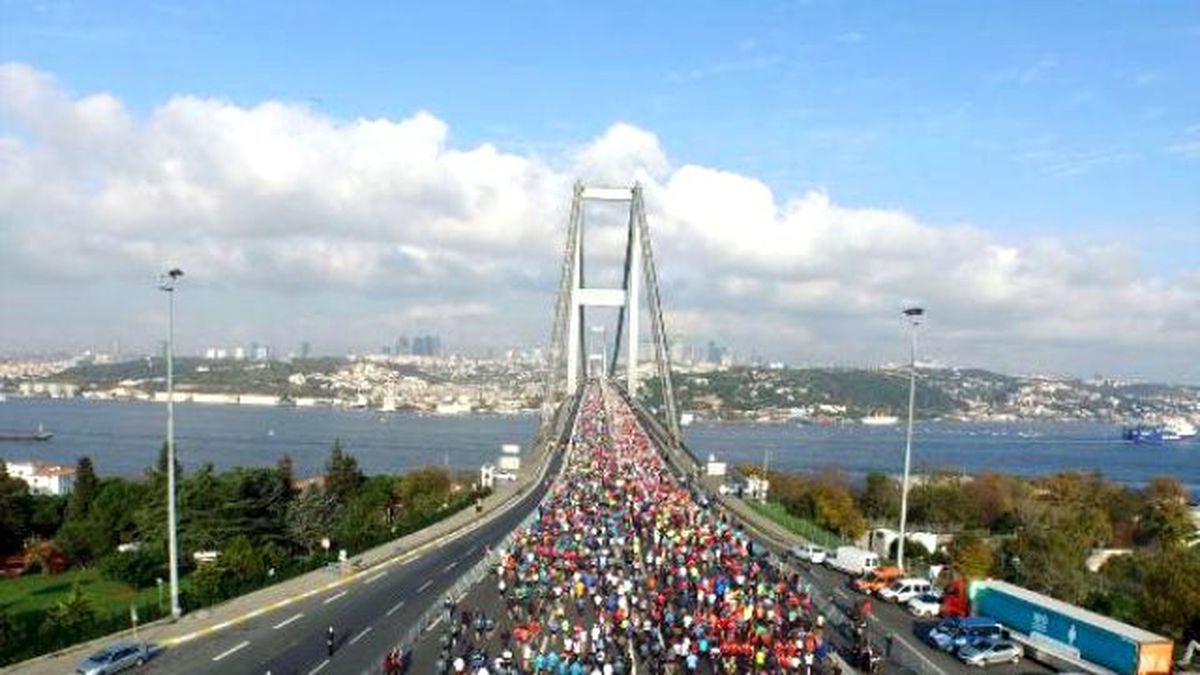 37. Vodafone İstanbul Maratonu Havadan Böyle Görüntülendi