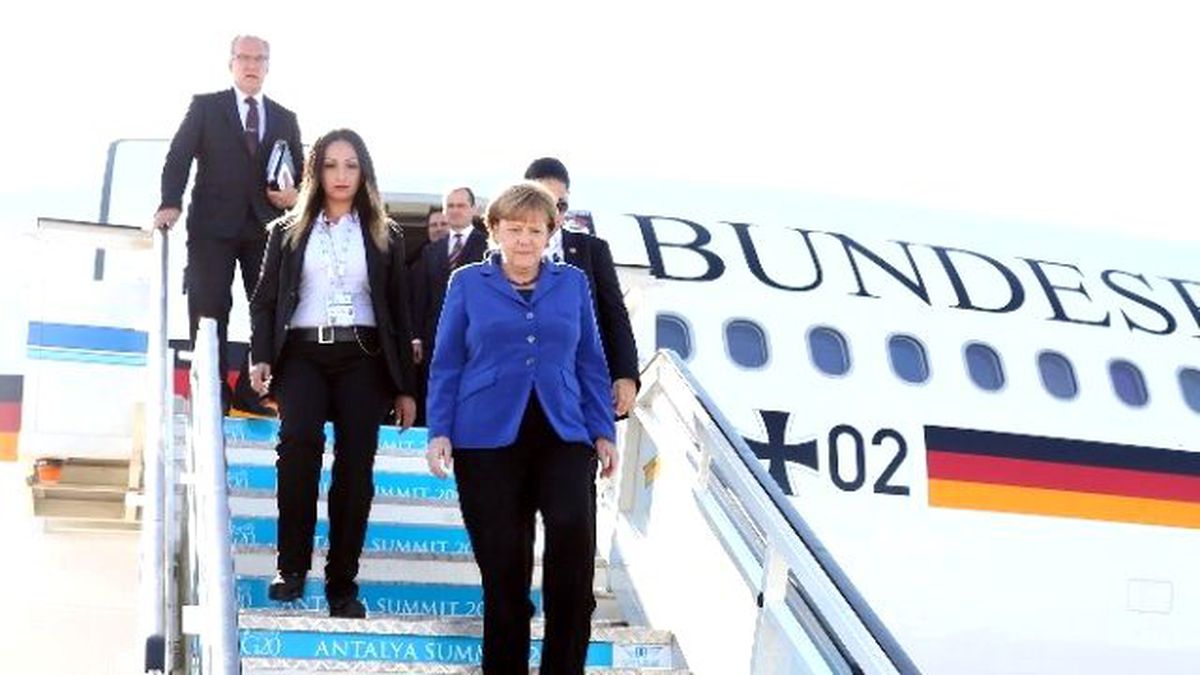 Almanya Başbakanı Angela Merkel Antalya\'da