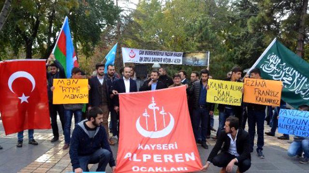 Alperen Ocakları'nın, Güney Azerbaycan ve Kıbrıs Protestosu