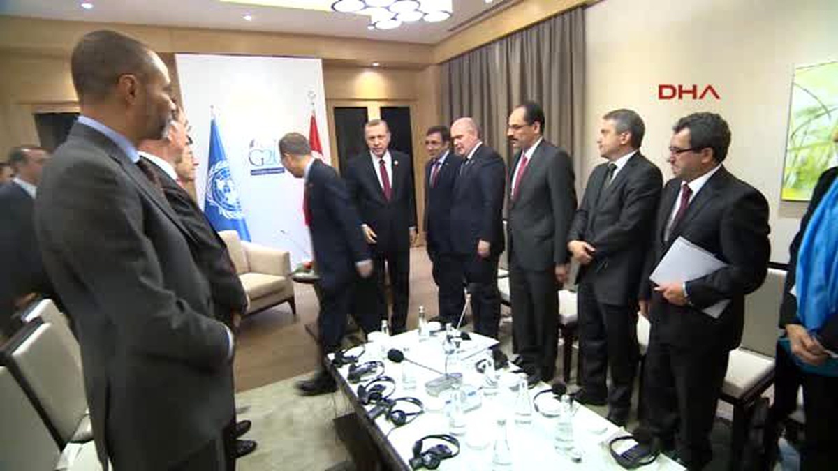 Cumhurbaşkanı Erdoğan, Ban Ki-moon ile Görüştü