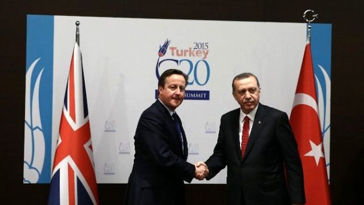 Cumhurbaşkanı Erdoğan, Cameron ile Görüştü
