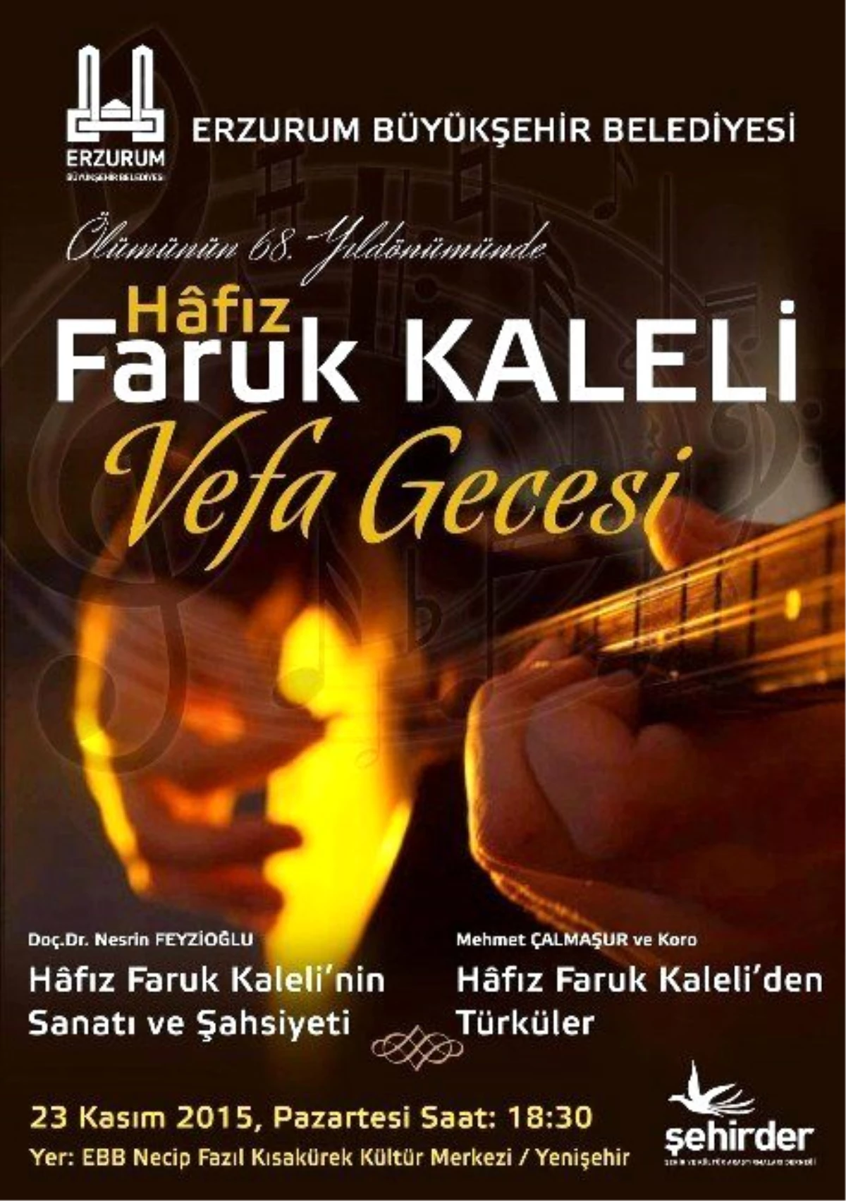 Erzurum Büyükşehir Belediyesi\'nden Hâfız Faruk Kaleli\'ye Vefa