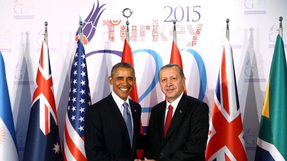 G-20 Öncesi Görüşen Erdoğan ve Obama'dan Sıcak Görüntüler