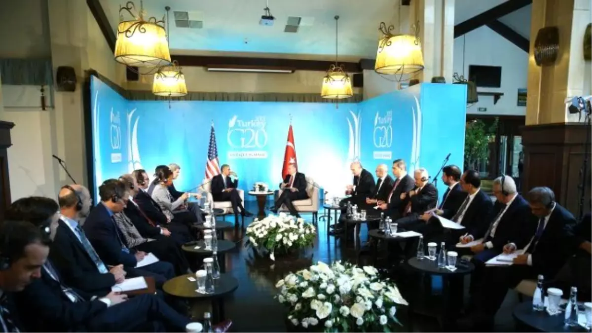 G-20 Zirvesi\'nde Erdoğan Liderleri Saygı Duruşuna Çağırdı