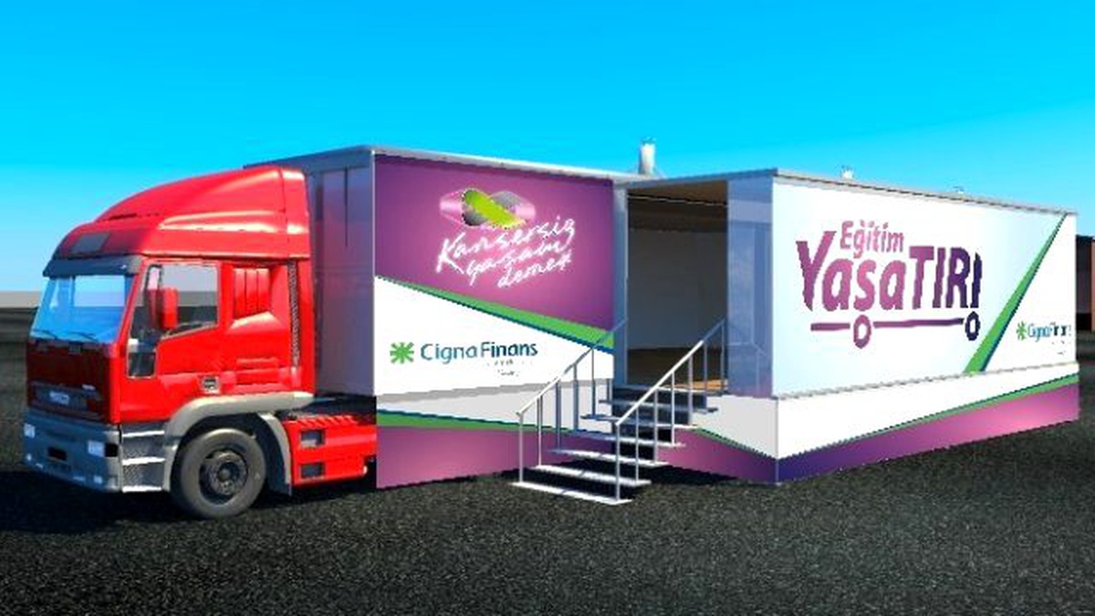 Kansersiz Yaşam Derneği\'nin "Yaşa Tır"I 6 Kenti Gezecek