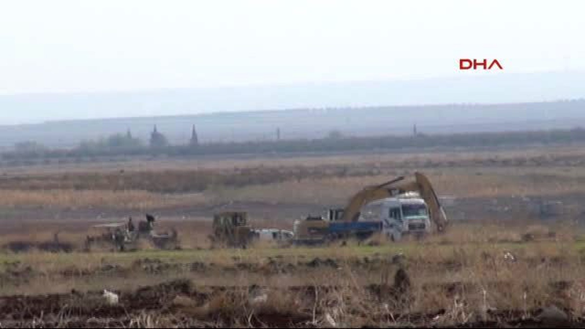 Kilis Suriye Sınırına Güvenlik Duvarı Çalışmasına Hız Verildi