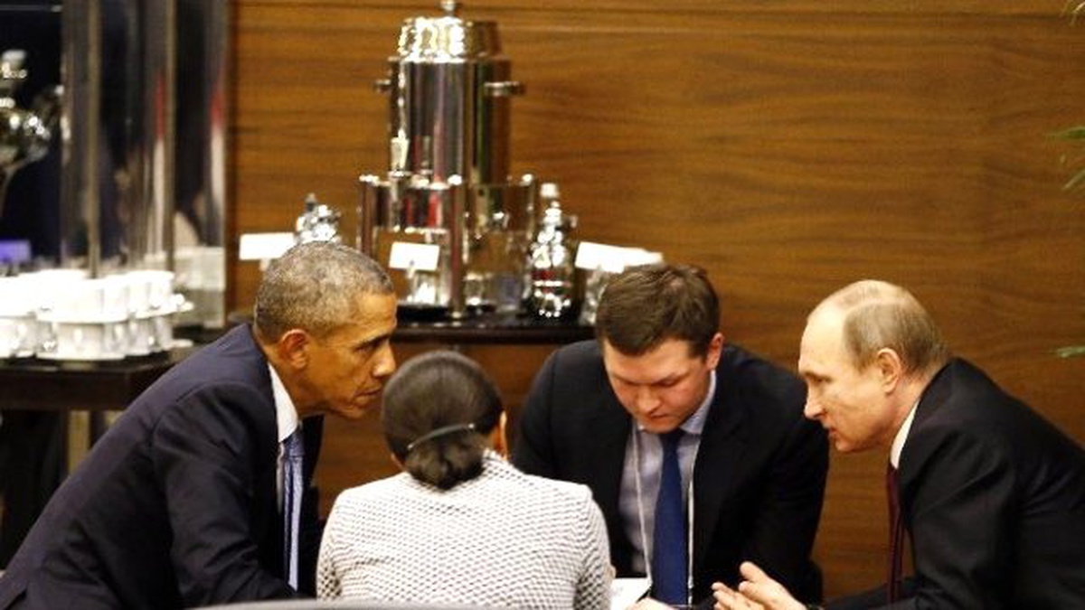 Putin ve Obama G20 Liderler Zirvesi\'nde Görüştü