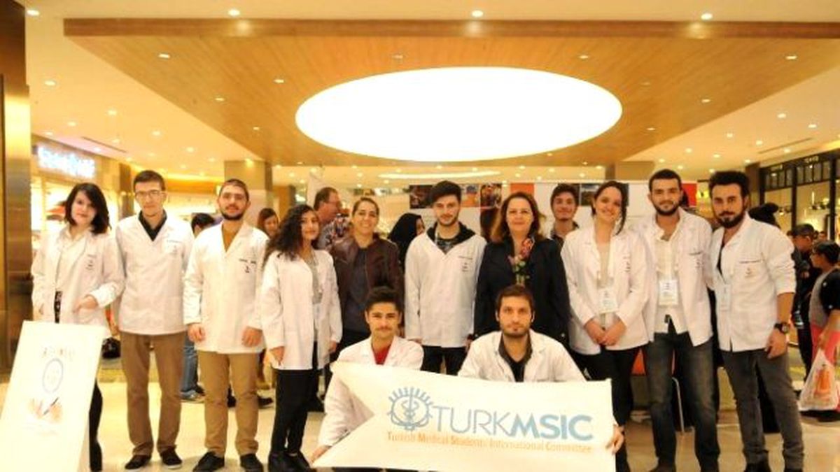 Sanko Üniversitesi Tıp Öğrencileri Birliği, Sankopark\'ta Ölçüm ve Bilgilendirme Yaptı