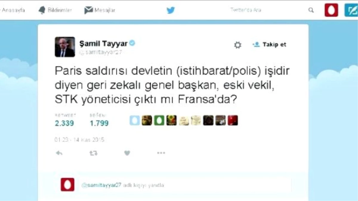 AK Parti Milletvekili Şamil Tayyar\'ın İlginç Twit\'i Takipçilerini İkiye Böldü