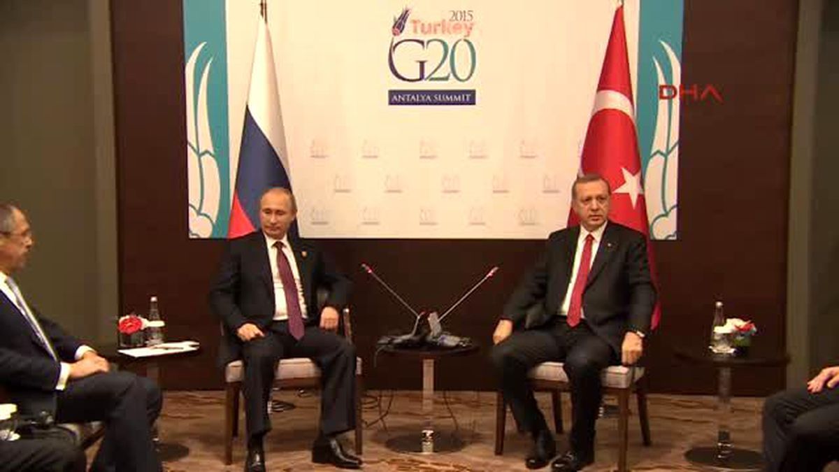 Antalya- Cumhurbaşkanı Erdoğan, Rusya Devlet Başkanı Vladimir Putin ile Görüştü