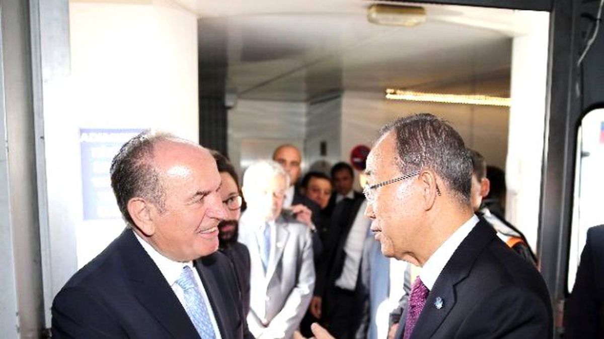 Ban-ki Moon, Kadir Topbaş\'la Bir Araya Geldi