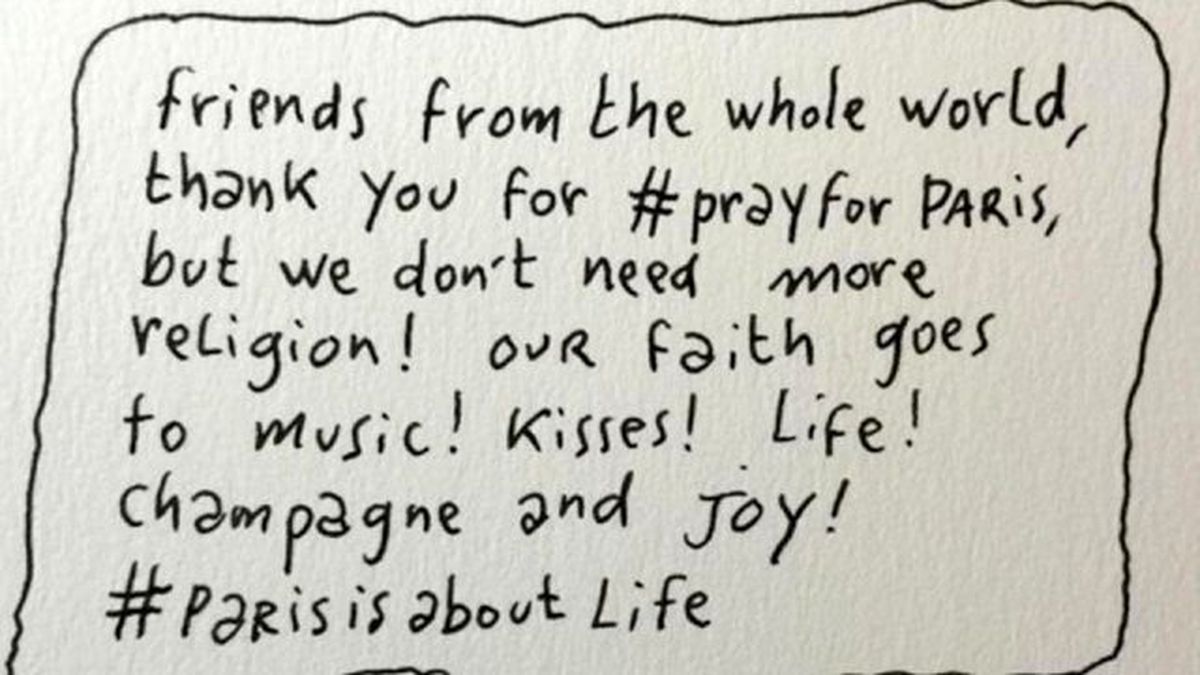 Charlie Hebdo Çizeri: Daha Fazla Dine İhtiyacımız Yok