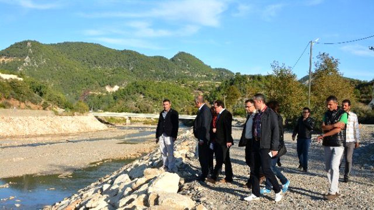 DSİ Bölge Müdürü Özgür, Alara Çayını İnceledi