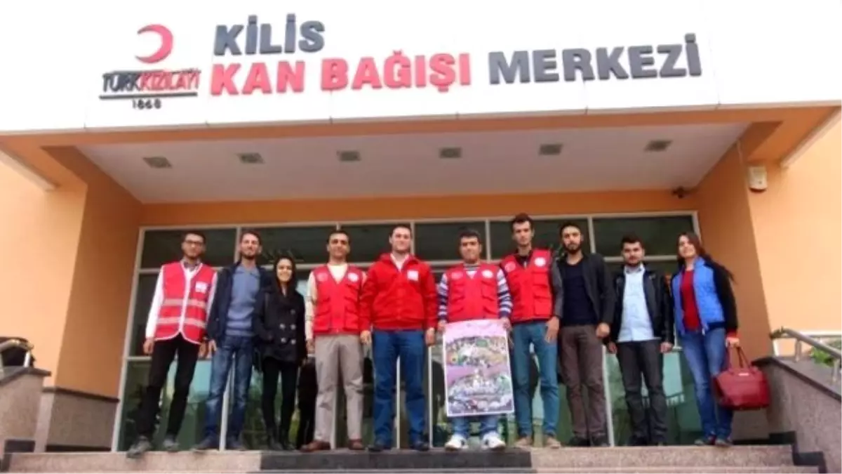 Gençlik Merkezinden Kilis Kızılay Şubesini Ziyaret