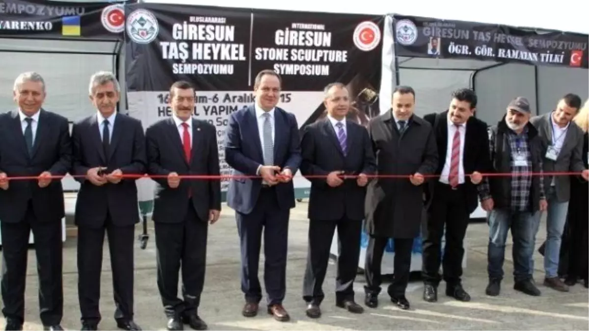 Giresun\'da Uluslararası Taş Heykel Sempozyumu