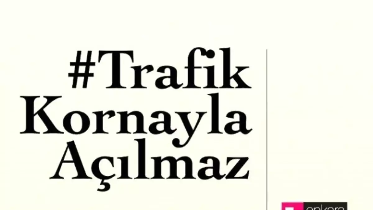 Trafikte \'Ankara Terbiyesi\'