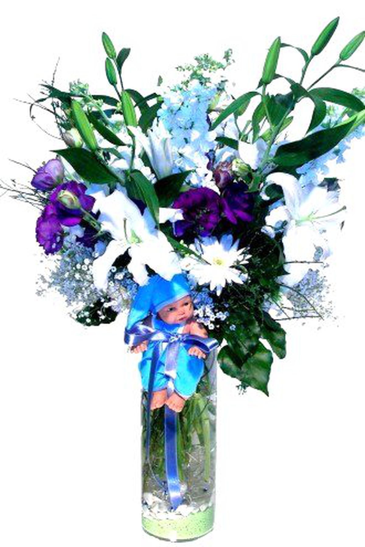 Yeni Doğan Bebek Hediyesi Olarak Çiçek