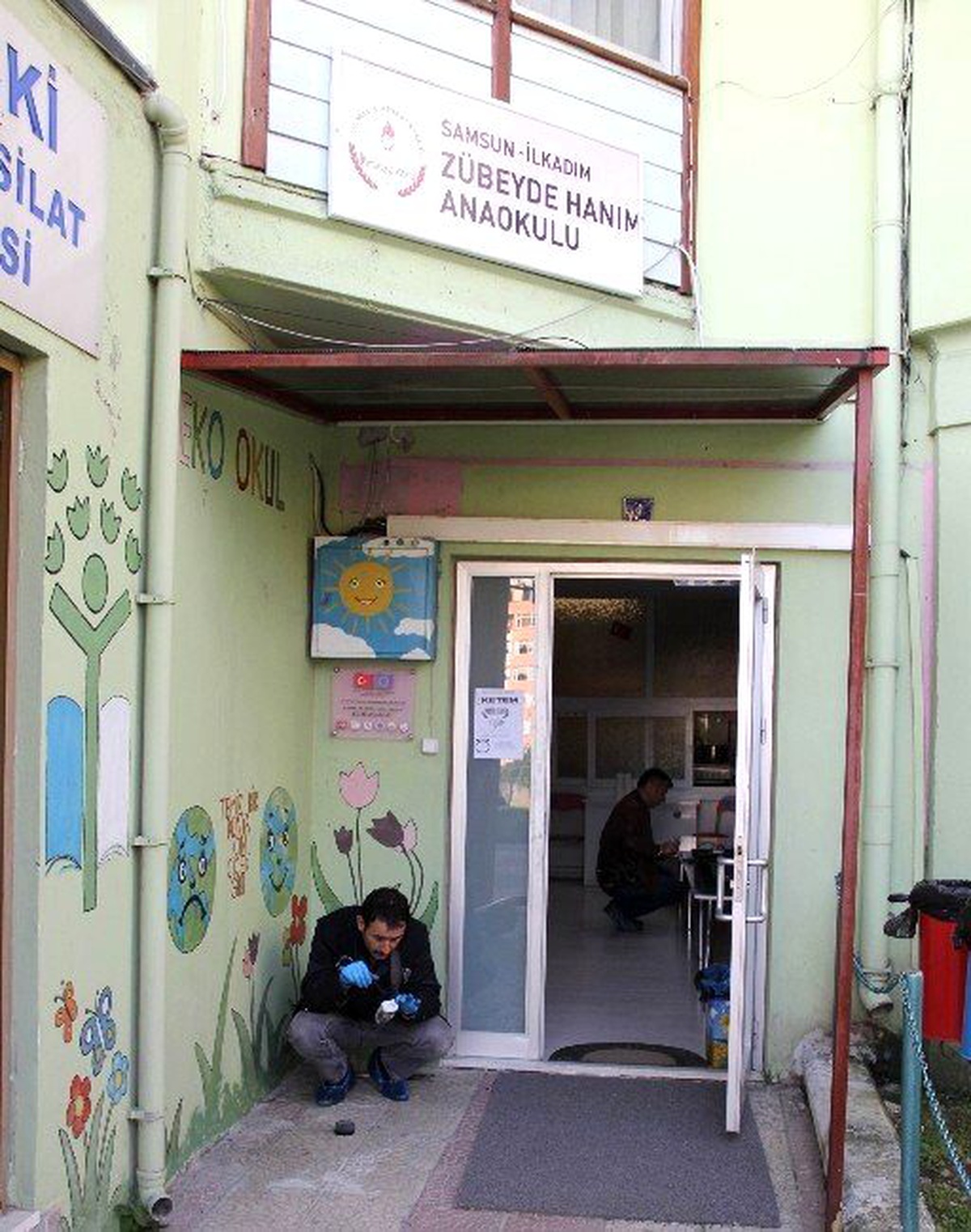 Hırsız Anaokulunun Bilgisayarını Çaldı
