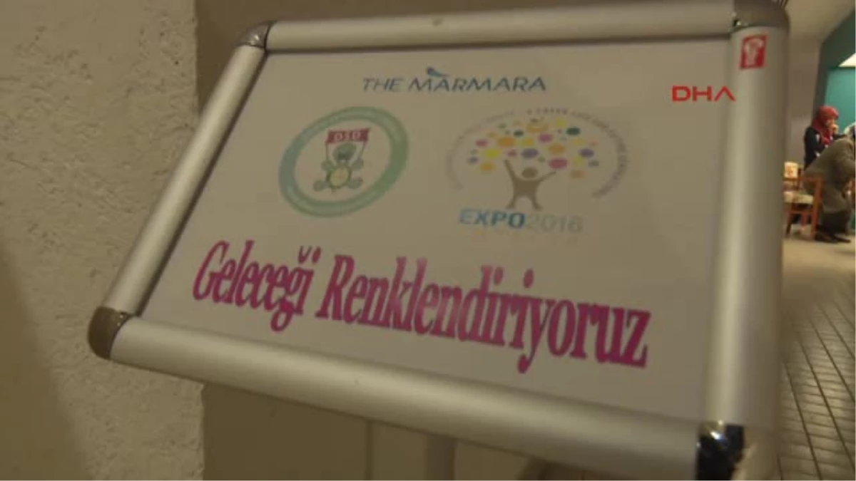 Antalya Down Sendromlu Çocuklar Expo\'yu Gezdi