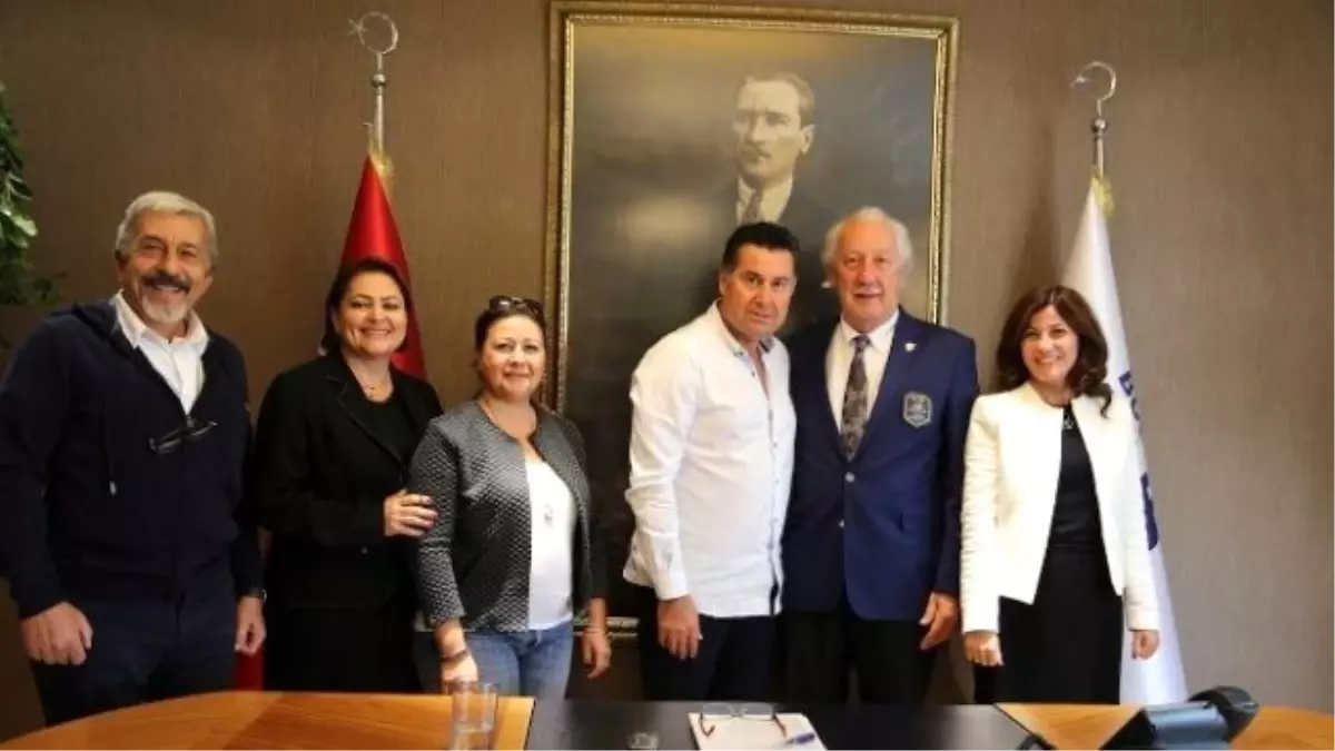 Bodrum Rotary Kulübünün Yeni Yönetimi, Başkan Kocadon\'u Ziyaret Etti