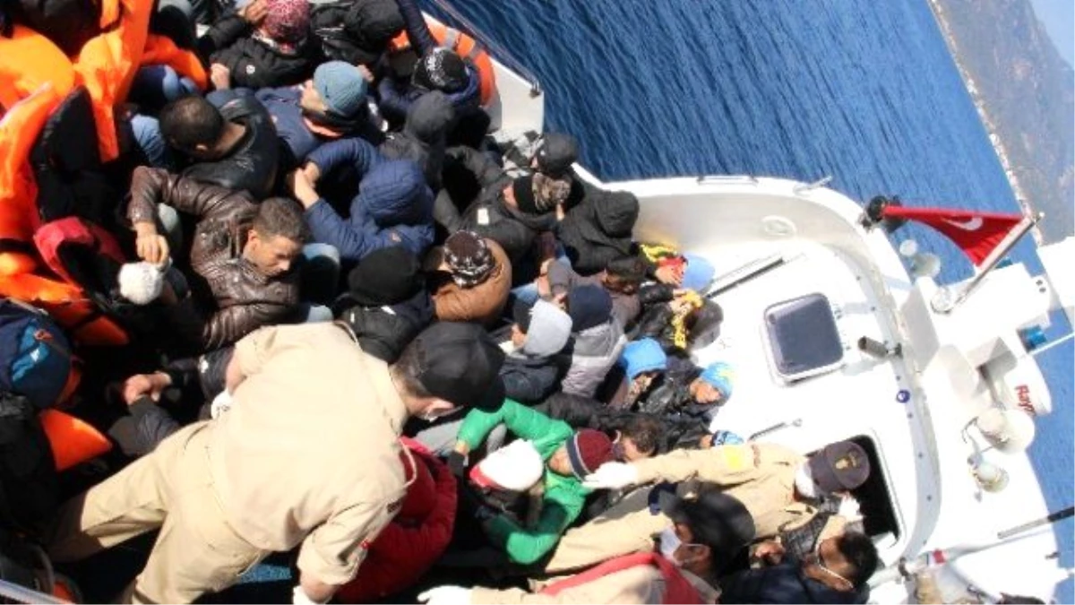 Çanakkale\'de 75 Kaçak Göçmen Yakalandı