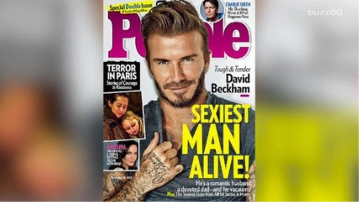 David Beckham İs People Magazine\'s \'Sexiest Man Of The Year\'