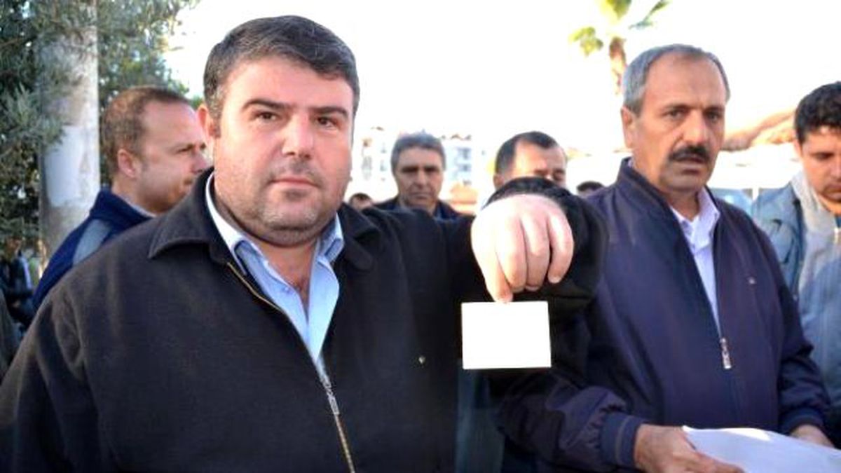 Ortaca Terminali\'nde Minibüsçü Eylemi