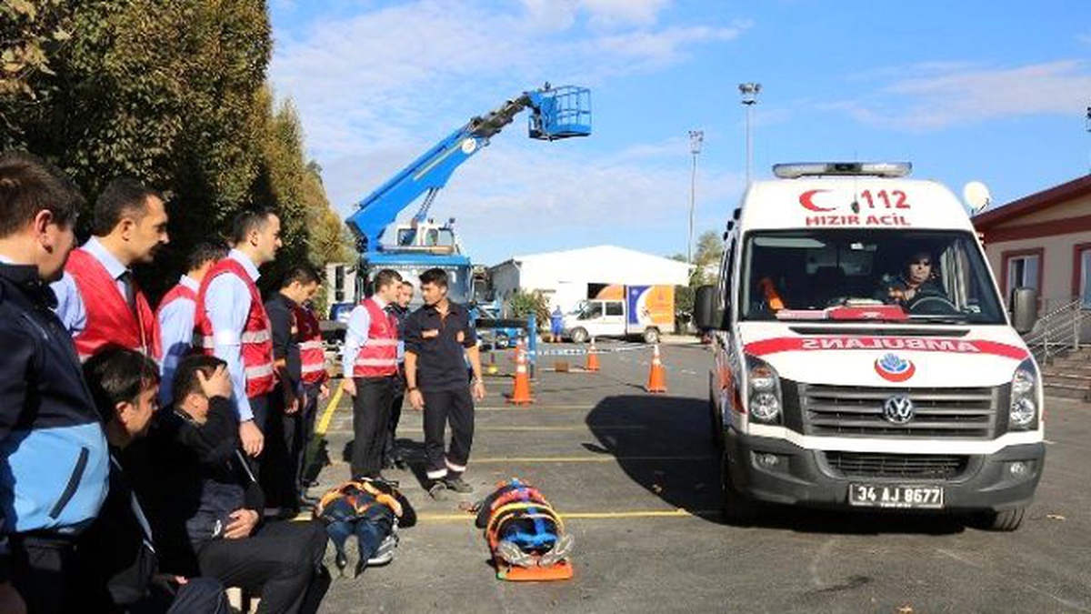Zabıtadan Nefes Kesen Tatbikat
