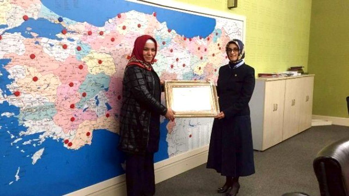Başkan Hatice Özgevrek\'e Tebrik ve Teşekkür