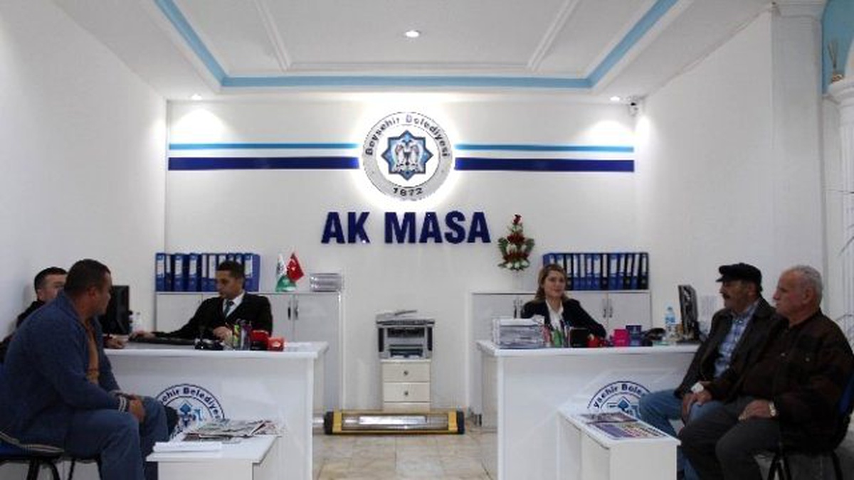 Beyşehir Belediyesi\'nin Yeni Çözüm Merkezi Ak Masa