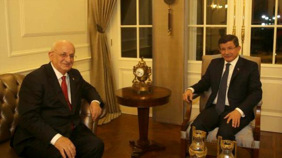 Davutoğlu, AK Parti Meclis Başkanı Adayı Kahraman\'ı Kabul Etti