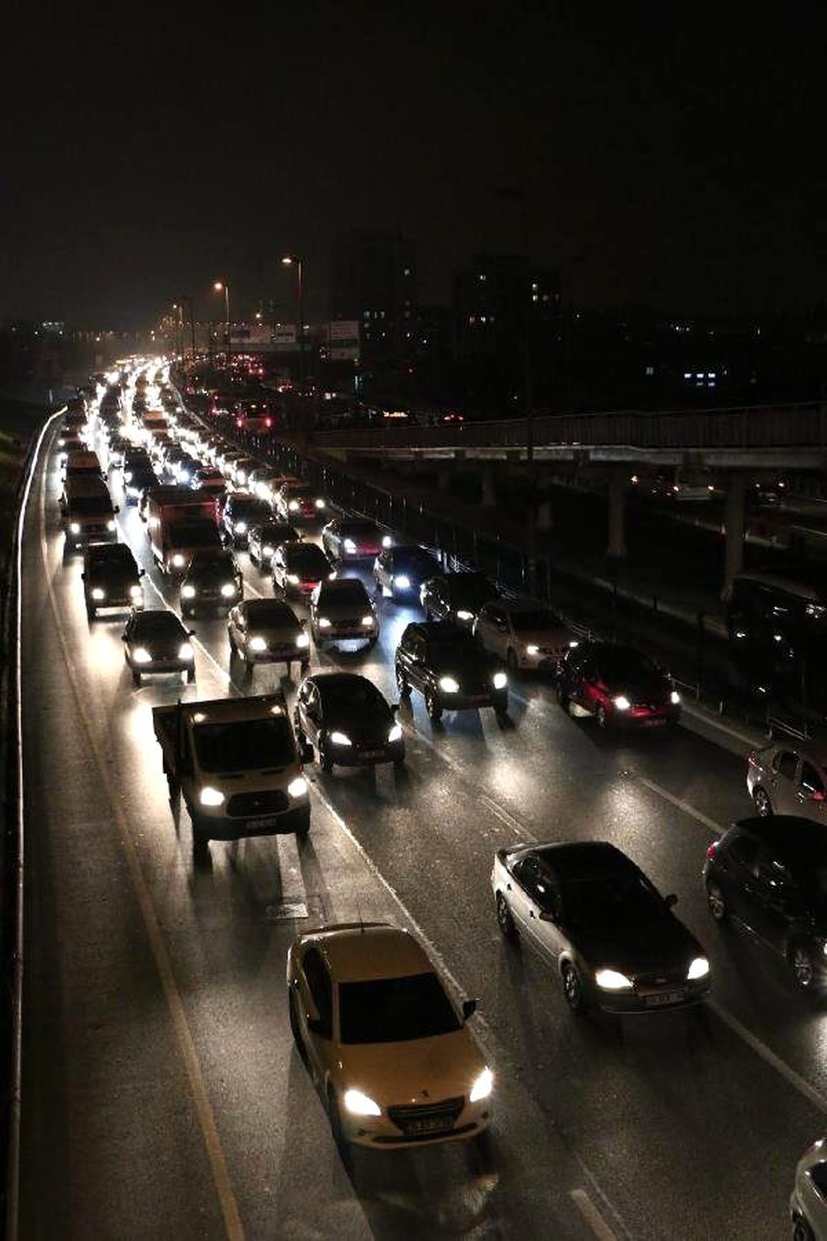 İstanbul\'da Trafik Yoğunluğu