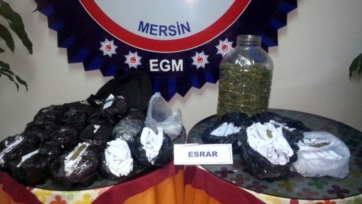 Mersin\'de Uyuşturucu Operasyonunda İki Tutuklama