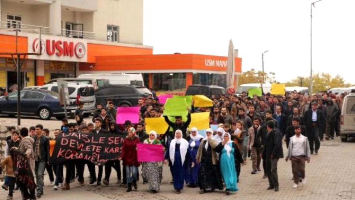 Nusaybin\'deki Sokağa Çıkma Yasağı Şırnak\'ta Protesto Edildi