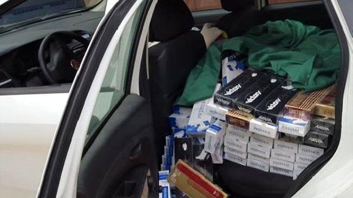 Amasya\'da Otomobilde 9 Bin Paket Kaçak Sigara