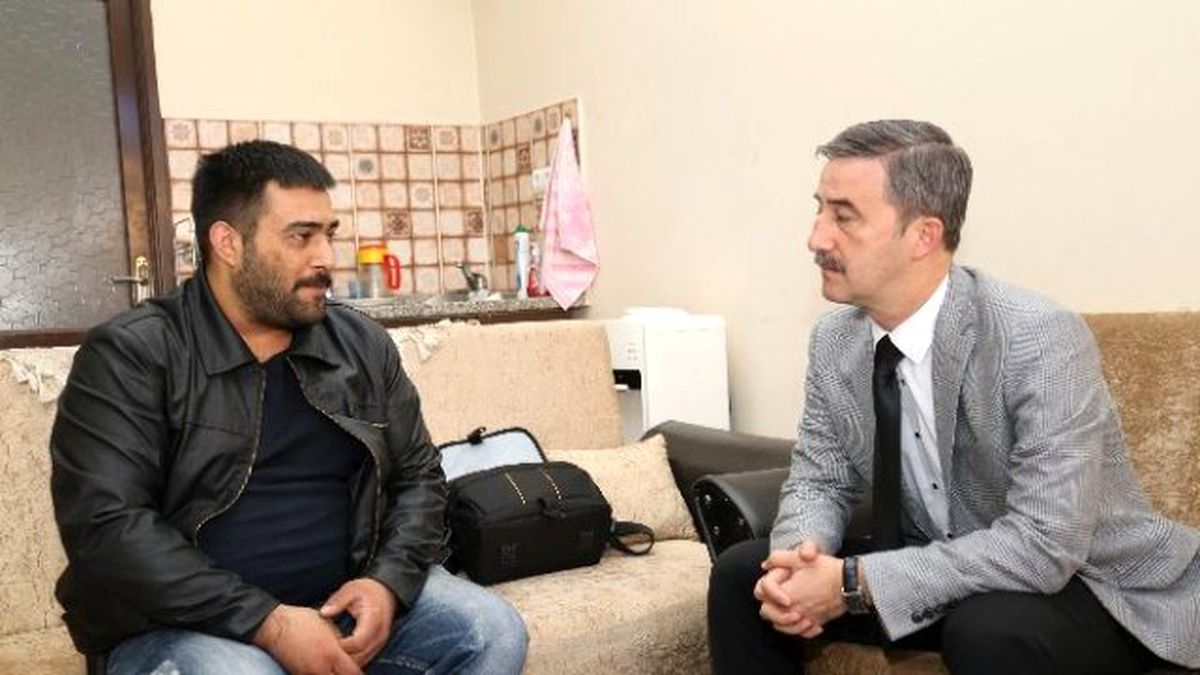 Başkan Şirin\'den Muhtar Gürel\'e Geçmiş Olsun Ziyareti