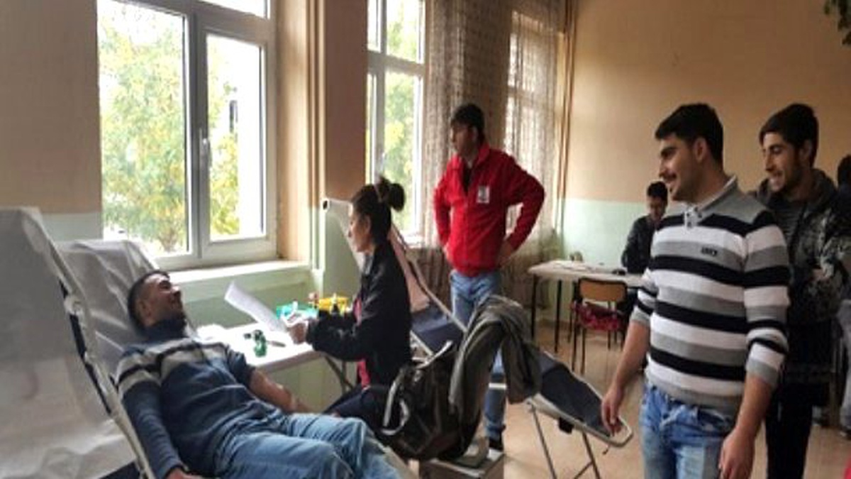Çermik Meslek Yüksekokulunda Kan Bağışı