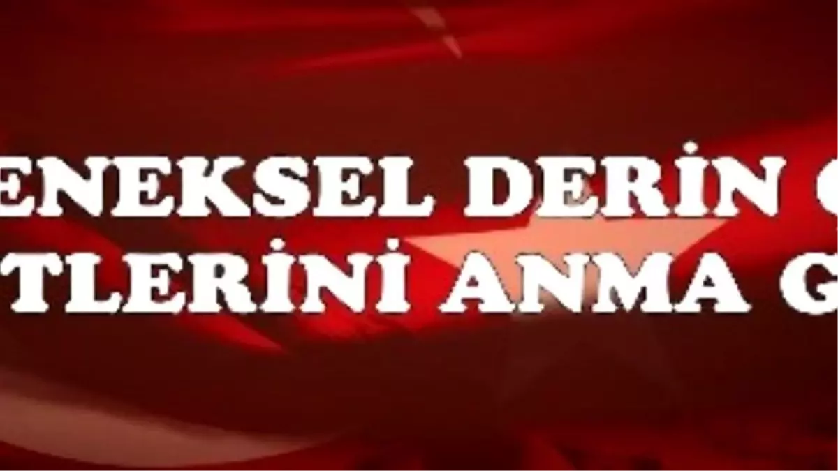 Derin Çatak Şehitleri Anılacak