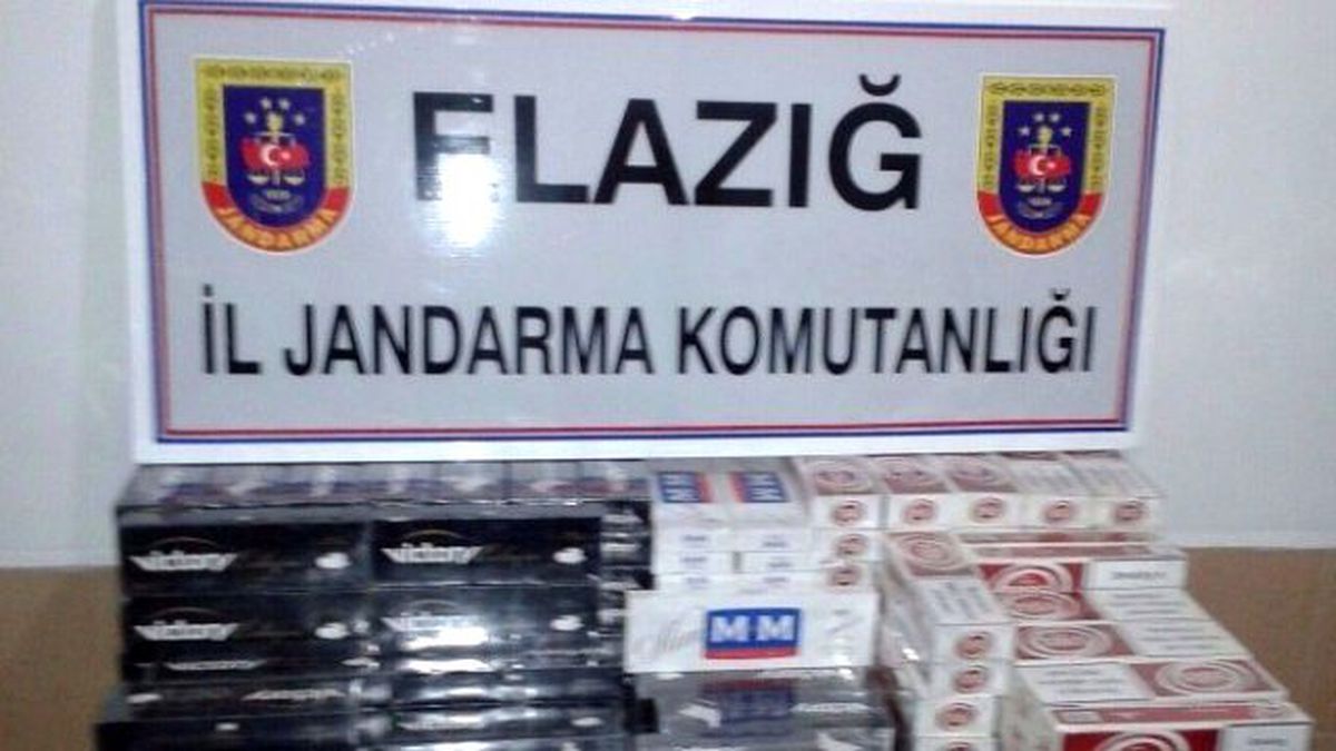 Elazığ\'da 10 Bin Paket Kaçak Sigara Ele Geçirdi
