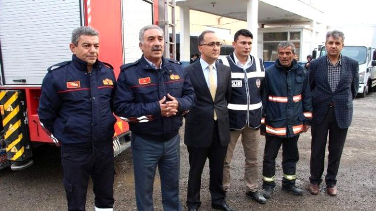 Emniyet Müdürlüğü\'nde Yangın Tatbikatı