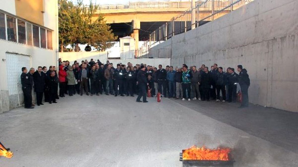Emniyet Personeline Yangın Eğitimi