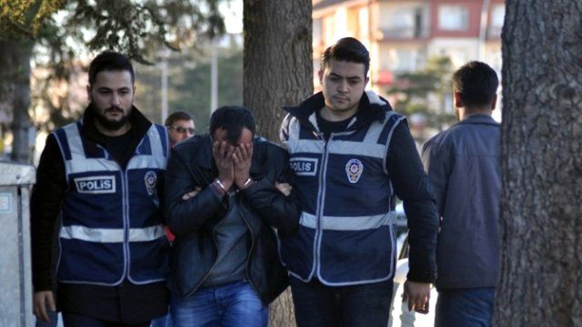 Evi Soyan Tır Şoförü Yakalandı