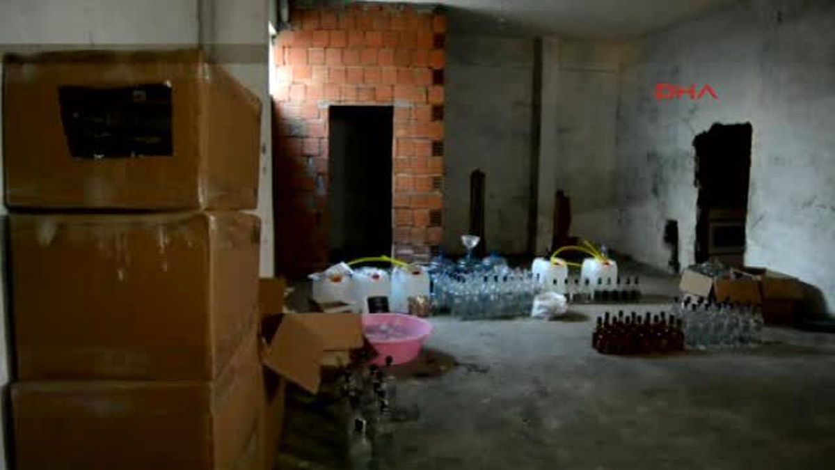 Gemlik?te Kaçak İçki İmalathanesine Baskın: 2 Gözaltı