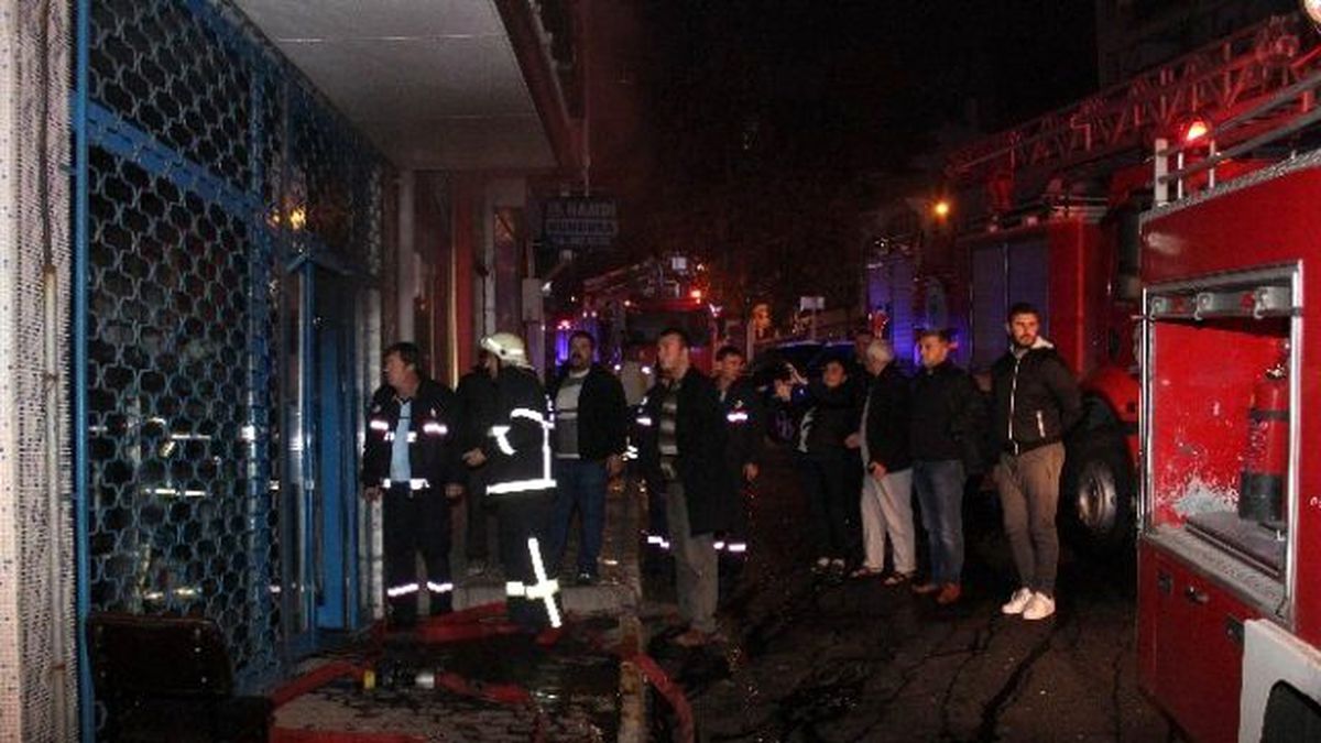 İşyeri Yangını Korkuttu