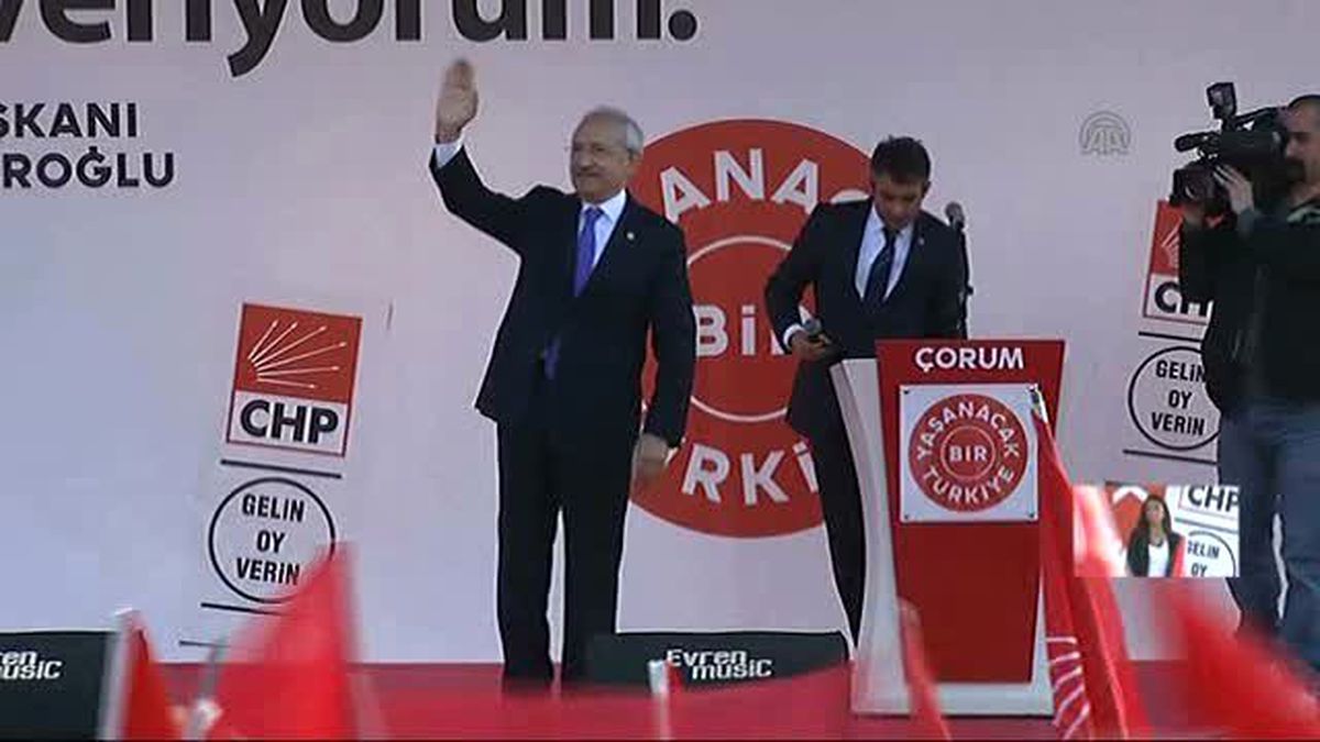 CHP Genel Başkanı Kılıçdaroğlu Çorum\'da
