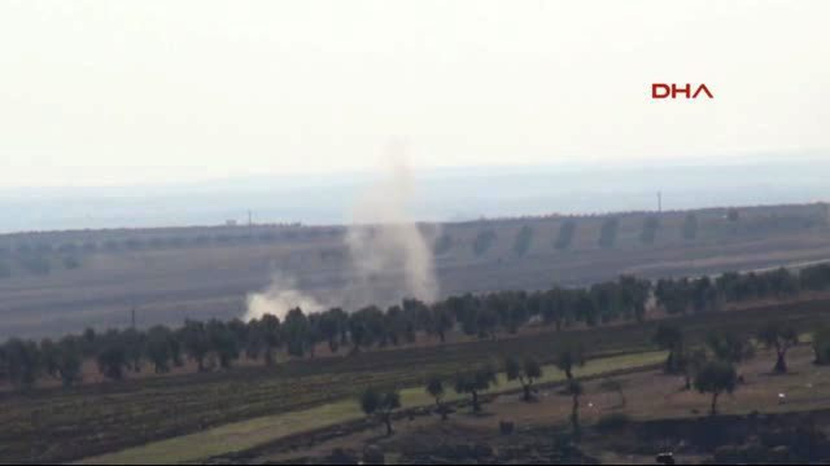 Kilis Türkiye Sınırında Çatışma ve Hava Bombardımanı